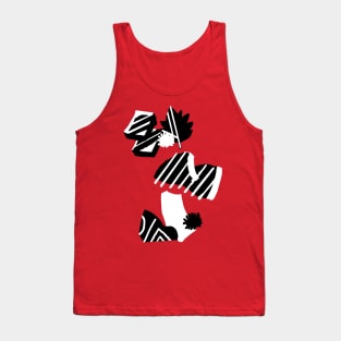 SashiMori logo (Black and White) Tank Top